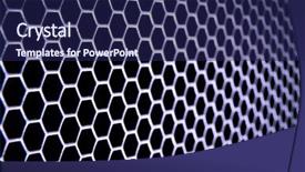  Presentation with abstract - Beautiful PPT theme featuring dark purple templates - abstract metal grid background backdrop and a  colored foreground