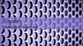  Presentation with metal - PPT theme consisting of dark purple templates - abstract metal grid background background and a light blue colored foreground