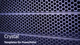  Presentation with physics grid - Slide set featuring dark purple templates - abstract metal grid background background and a navy blue colored foreground