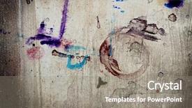  Presentation with antique wood furniture - Amazing slides having dark purple templates - beautiful antique wooden background backdrop and a gray colored foreground