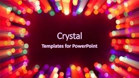  Presentation with blurred bokeh - Audience pleasing PPT theme consisting of dark purple templates - blurred bokeh lights frame backdrop and a wine colored foreground