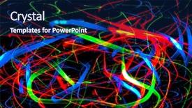  Presentation with fantasy - Cool new PPT theme with dark purple templates - fantasy swirl digital motion backdrop and a navy blue colored foreground