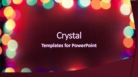  Presentation with festive - PPT layouts with dark purple templates - festive background with bokeh lights background and a wine colored foreground