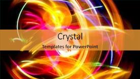  Presentation with artwork - Amazing presentation theme having dark purple templates - fractal artwork fantasy swirl backdrop and a gold colored foreground