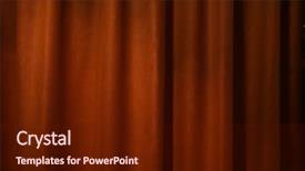  Presentation with movie curtain - PPT layouts with dark red curtain background background and a tawny brown colored foreground