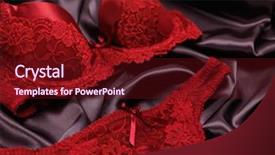  Presentation with dark - Presentation with dark red lacy lingerie womens background and a tawny brown colored foreground
