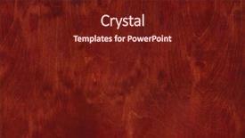  Presentation with natural - PPT layouts with dark red natural wood background background and a tawny brown colored foreground