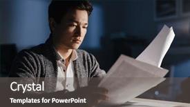  Presentation with documentation - Cool new theme with dark room late at night backdrop and a gray colored foreground