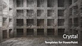  Presentation with dark ages - Cool new PPT layouts with dark room with niches urban backdrop and a  colored foreground