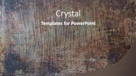  Presentation with dark space - Audience pleasing theme consisting of dark-rustic-old-baking-sheet backdrop and a gray colored foreground