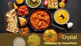  Presentation with fried chicken - Amazing presentation design having dark rusty table chicken backdrop and a tawny brown colored foreground