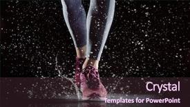  Presentation with healthy lifestyle - Colorful theme enhanced with dark side - athletes foot close-up healthy lifestyle backdrop and a wine colored foreground