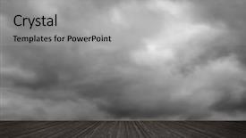  Presentation with heaven - Slides enhanced with dark sky - scenic of clouds on heaven background and a  colored foreground