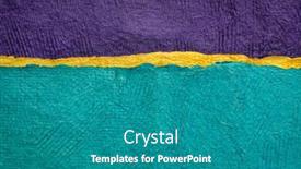  Presentation with dark - Amazing presentation theme having dark-sky-over-golden-beach backdrop and a teal colored foreground