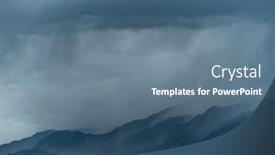  Presentation with storm clouds - Slide deck featuring dark-storm-clouds-over background and a seafoam green colored foreground