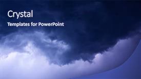  Presentation with lightning - Presentation theme featuring  background and a  colored foreground