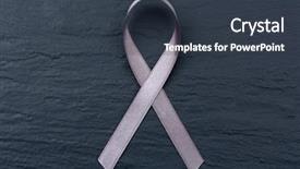  Presentation with brain cancer - Amazing slide set having dark textured background brain cancer backdrop and a tawny brown colored foreground