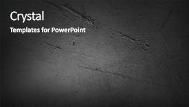 Presentation with dark grey - Cool new slides with dark textured grey wall closeup backdrop and a dark gray colored foreground