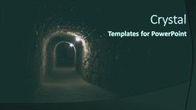  Presentation with tunnel - Audience pleasing presentation theme consisting of dark-tunnel-in-the-catacomb backdrop and a tawny brown colored foreground