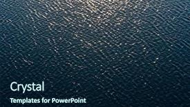  Presentation with water sun - Presentation featuring dark water with sun reflections background and a navy blue colored foreground