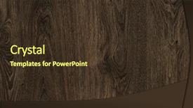  Presentation with wood wood grain - Amazing presentation design having dark wood background backdrop and a tawny brown colored foreground