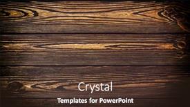  Presentation with wood board - Slide set consisting of dark-wood-board-use background and a tawny brown colored foreground