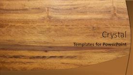  Presentation with wood texture - PPT layouts consisting of dark-wood-texture-background background and a coral colored foreground