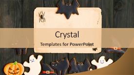  Presentation with invitation - Theme having dark wooden background halloween invitation background and a  colored foreground