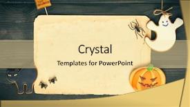  Presentation with invitation - Theme having dark wooden background halloween invitation background and a blonde colored foreground