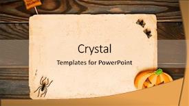  Presentation with invitation - Amazing slide deck having dark wooden background halloween invitation backdrop and a lemonade colored foreground