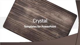  Presentation with wooden board for oktoberfest - PPT theme having dark wooden cutting board isolated background and a gray colored foreground