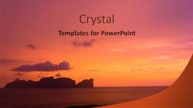  Presentation with skies - Colorful slide deck enhanced with darkening-heavens-burning-skies backdrop and a coral colored foreground