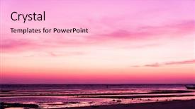  Presentation with glow - Audience pleasing presentation design consisting of darkening heavens sunset glow backdrop and a lemonade colored foreground