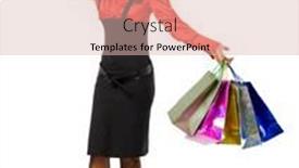  Presentation with useless - Audience pleasing PPT theme consisting of darling i've just bought lots of useless precious things backdrop and a lemonade colored foreground