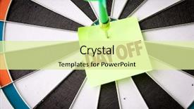  Presentation with dartboard - Presentation with dartboard free - day off background and a blonde colored foreground