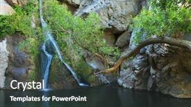  Presentation with death and dying - Slide deck having darwin's fall at death background and a tawny brown colored foreground