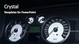  Presentation with renault - Audience pleasing presentation theme consisting of dashboard of a car backdrop and a black colored foreground