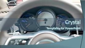  Presentation with transport transportation tourism road trip - Slide set consisting of mileage - transport road trip drive background and a ocean colored foreground