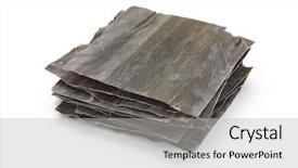  Presentation with traditional vietnamese soup pho - PPT layouts consisting of dashi kombu dried kelp traditional background and a light gray colored foreground