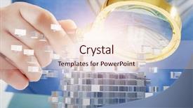  Presentation with data analysis - Slides consisting of data analysis cube - process of new technologies integration background and a lemonade colored foreground