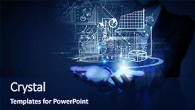  Presentation with data analytics - Amazing PPT layouts having data analytics - close up of businesswoman holding backdrop and a navy blue colored foreground