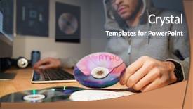  Presentation with developer - Amazing PPT layouts having data base code - confused thoughtful young software developer backdrop and a dark gray colored foreground