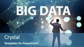  Presentation with data mining - Beautiful PPT theme featuring data concept with data mining backdrop and a ocean colored foreground