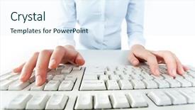  Presentation with black babies hands and feet in black human hands - PPT layouts having data input - image of human hands pressing background and a sky blue colored foreground