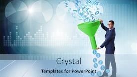  Presentation with monetization - Presentation enhanced with data-monetization-concept-with-funnel background and a light blue colored foreground