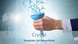  Presentation with monetization - Slide deck with data-monetization-concept-with-funnel background and a sky blue colored foreground