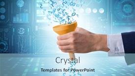  Presentation with monetization - Slide set consisting of data-monetization-concept-with-funnel background and a light blue colored foreground