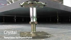  Presentation with data processing - Beautiful presentation theme featuring data processing - false floor in a modern backdrop and a gray colored foreground