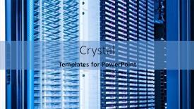  Presentation with data - PPT theme enhanced with data-storage-tapes-inside-data background and a  colored foreground