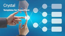  Presentation with data analysis - Slide deck featuring data structure - business decision team analysis diagram background and a teal colored foreground